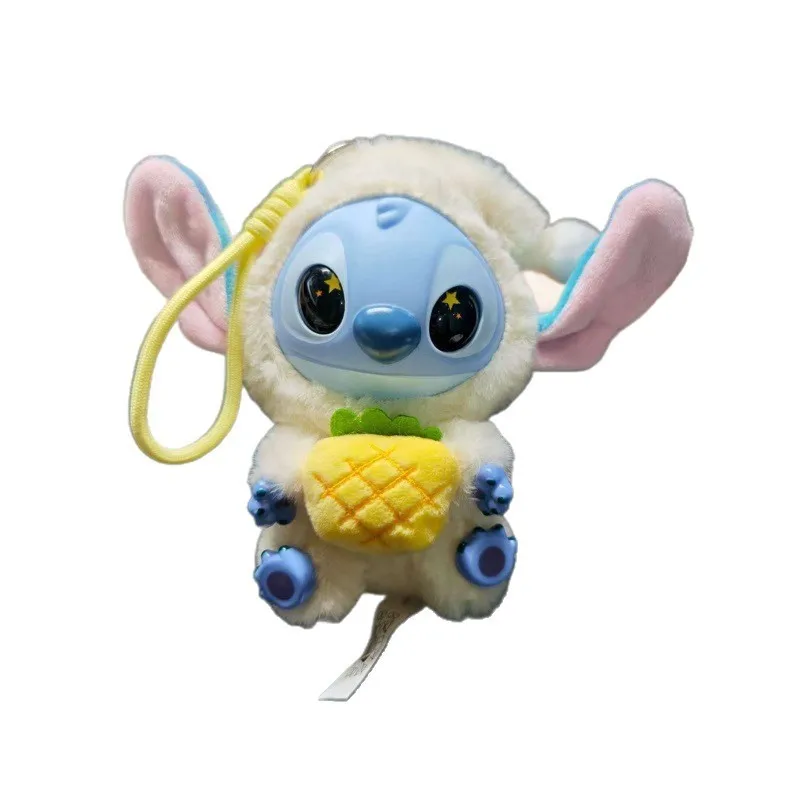 Disney Stitch No matter how tired  he still wants to take a bite Series of plush vinyl plush toys cute backpacks pendants