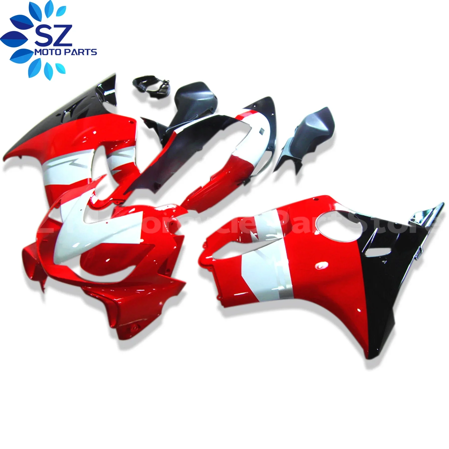 

Для CBR600 CBR F4i 2001-2003 Полный кузов мотоцикла Комплект обтекателей подходит для CBR600F4i 01 02 03 Обтекатели CBR 600 2002 Пластик