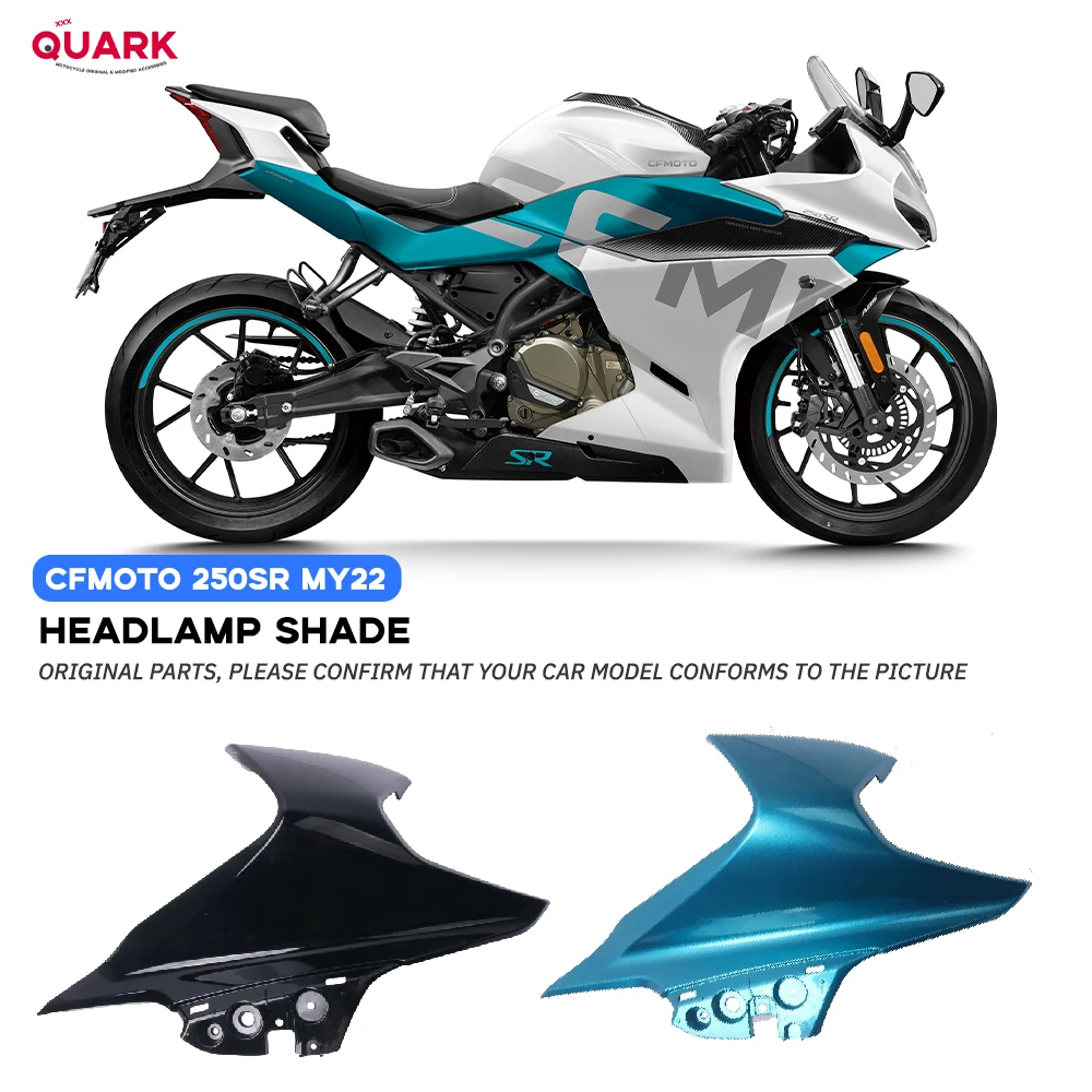 Headlight Protective Cover FOR CFMOTO 250SR 250SR MY22 Downforce Naked Headlight Protective Cover Housing Deflector Cover