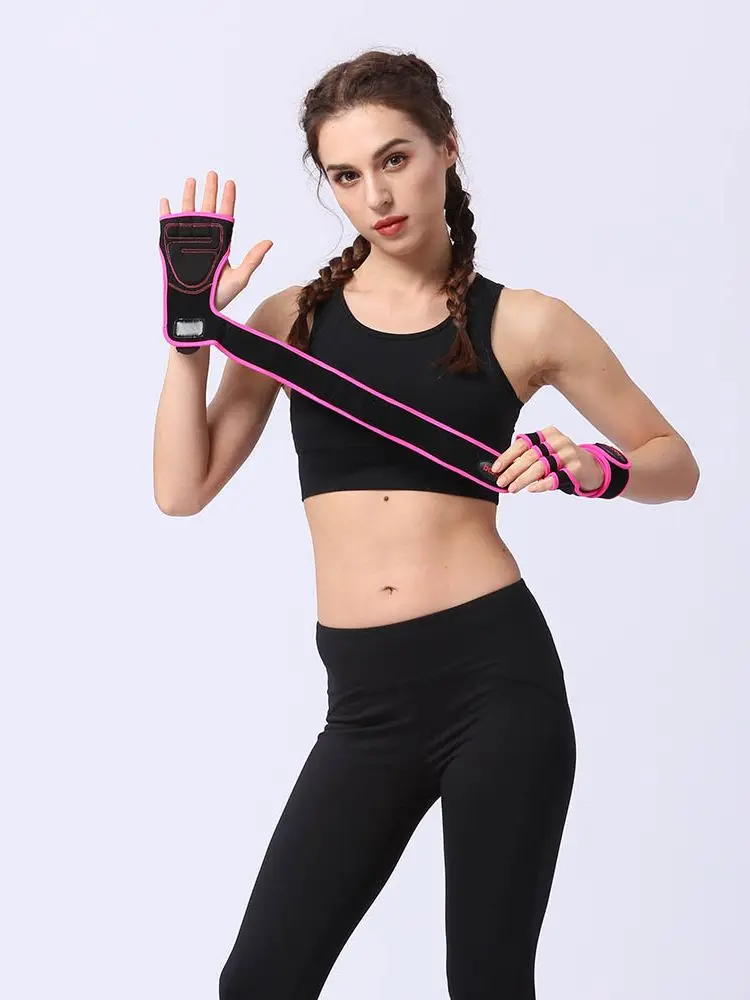 AliExpress Boodun Fitness Half Finger Gloves Men And Women Wrist Guard Sports Dumbbell Riding Non Slip Horizontal Bar Exercise Training 7071048