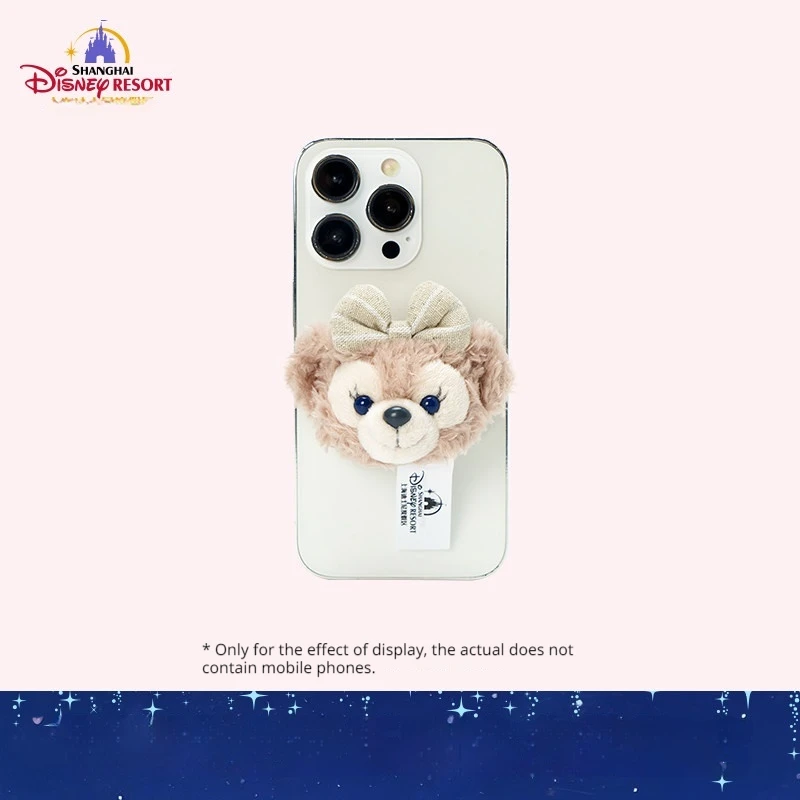 

Bestseller Disney Resort Shelliemay 3D Plush Retractable Airbag Phone Holder With Makeup Mirror For Disney Fans Daily Travel Use