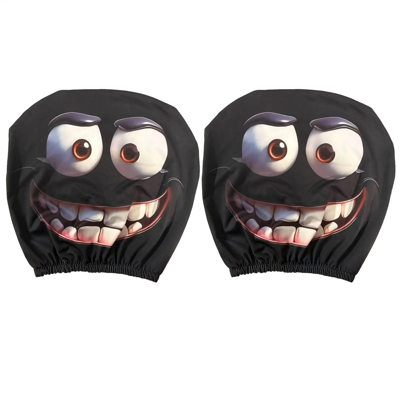 

Car Headrest Cover 1 Pair Elastic Car Seat Headrest Protector Breathable Elastic Head Rest Covers For Auto Interior Decoration
