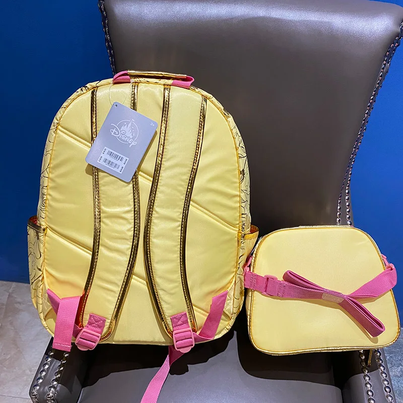 Ransel Disney Beauty And The Beast Bell Tas Tangan Miring Anak Perempuan Tas Sekolah Anak-anak Ransel Putri Shanghai Disneyland