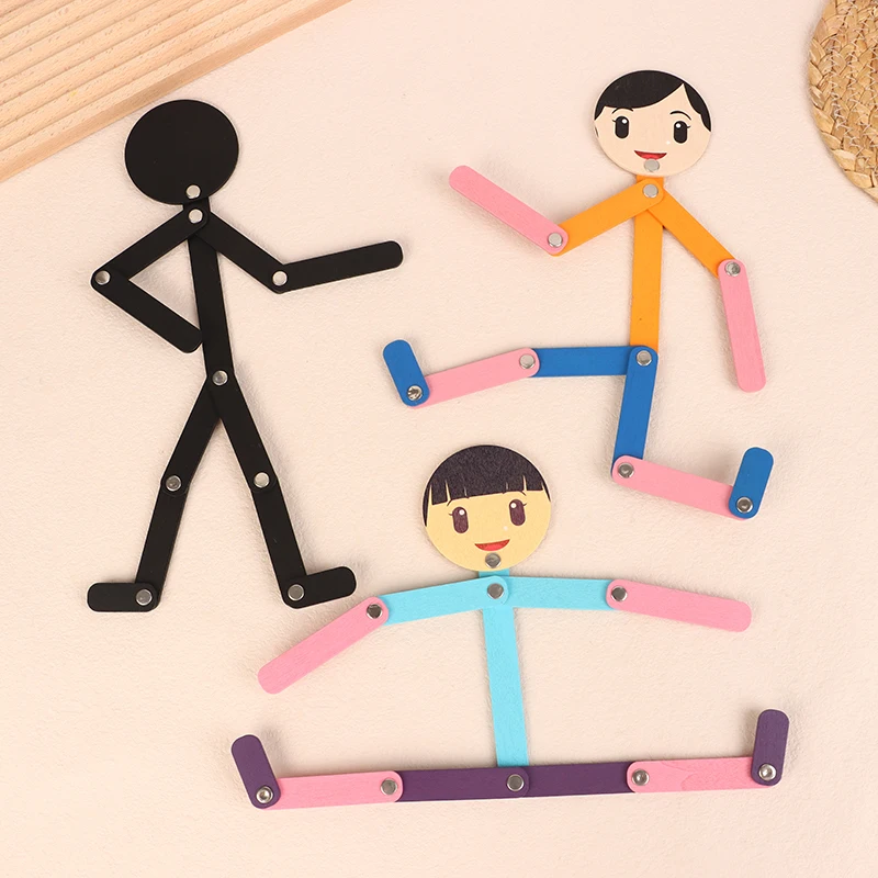 Tablero de juguetes de rompecabezas de madera para niños, Material deportivo para hombre, juego educativo para niños, entrenamiento de Motor