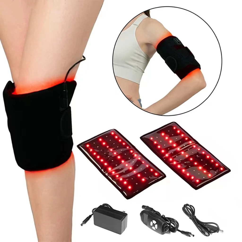 Tragbares Nah-Infrarot-Rotlicht therapie gerät führte Arme schlanker Pads Rotlicht wickel zur Schmerz linderung Fett verbrennung Körper abnehmen – Detail 1