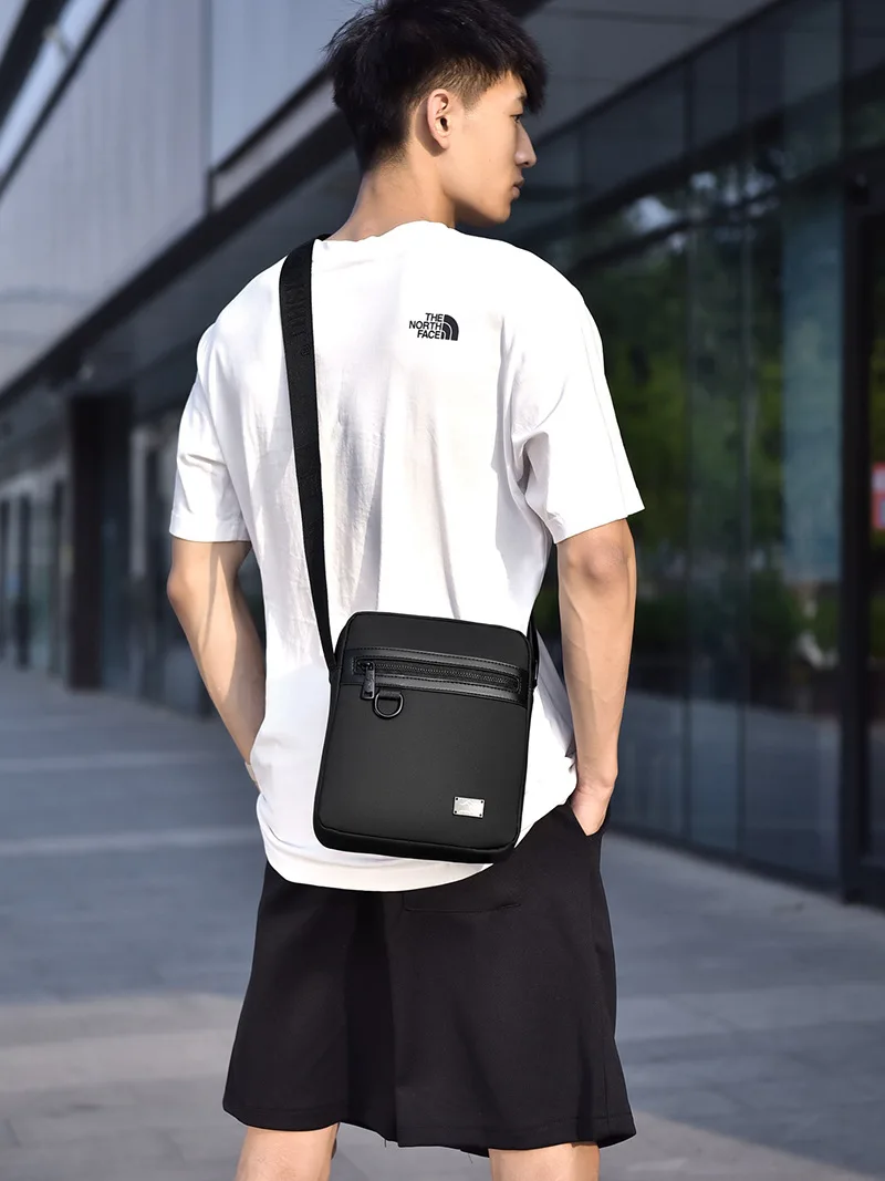 Kangaroo Luxury Brand Men Crossbody Bags Summer Oxford Vintage Messenger Bag Male Small Shoulder Bag For Men Business Handbag