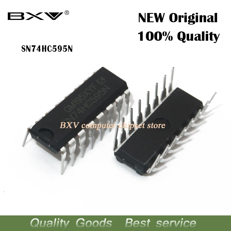 10PCS SN74HC595N DI…