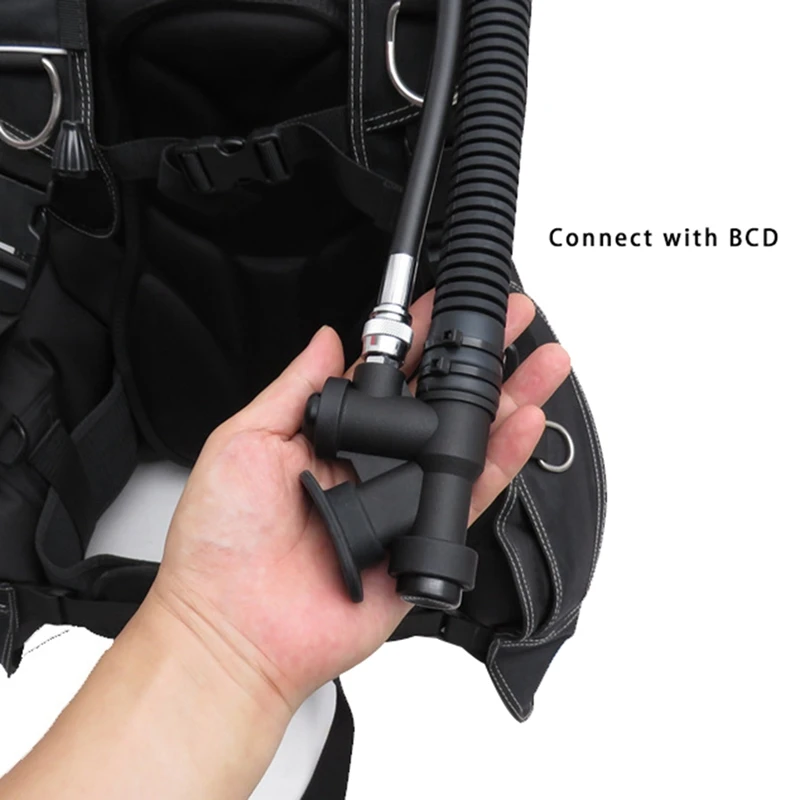 Scuba Diving BCD Low Pressure Hose Scuba Diving Regulator For 1St Stage Gauge Breathing Regulator