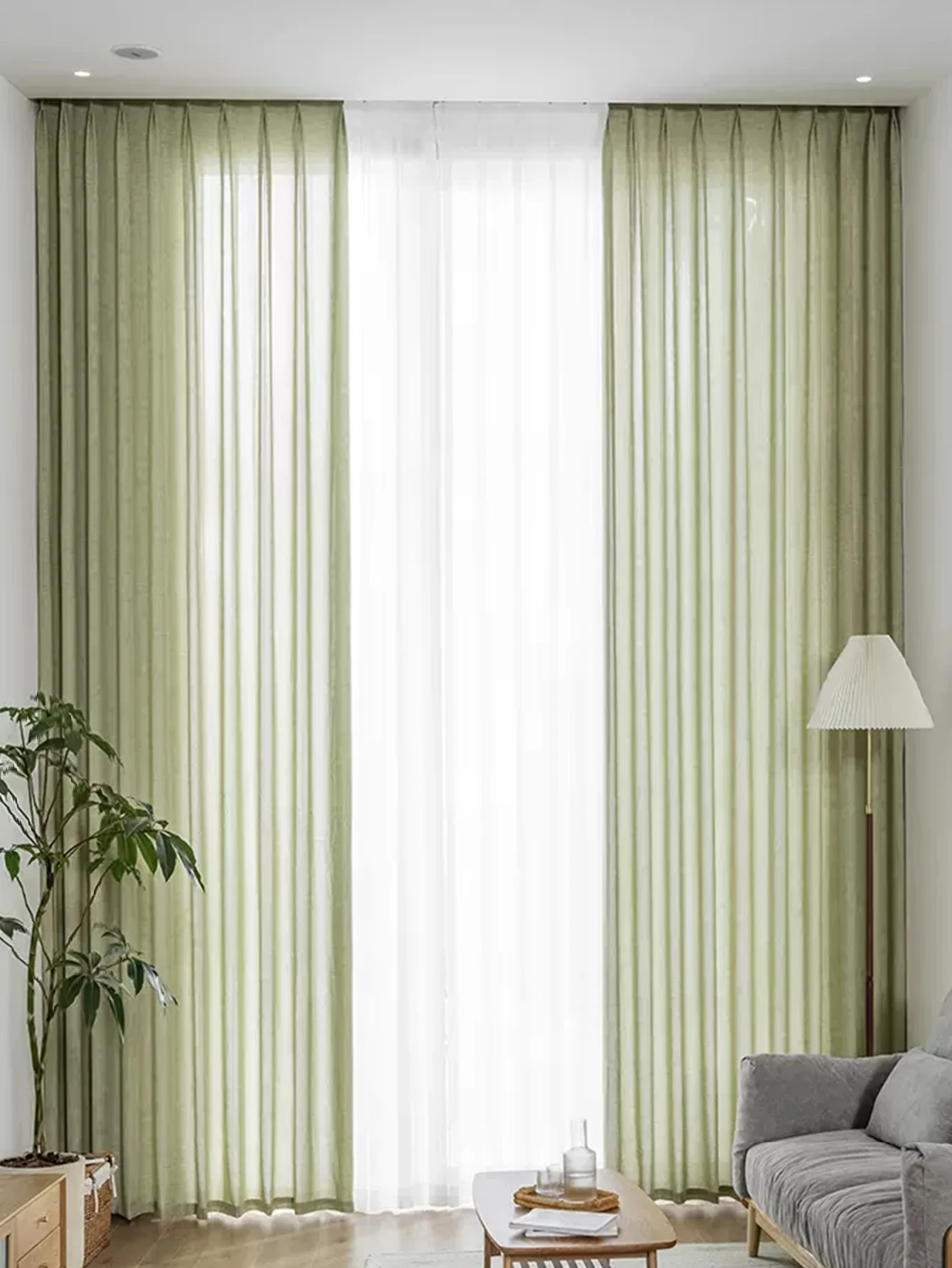 الماتشا اليابانية للربيع والصي - مراجعة Linen Curtain Eyelet وسعره