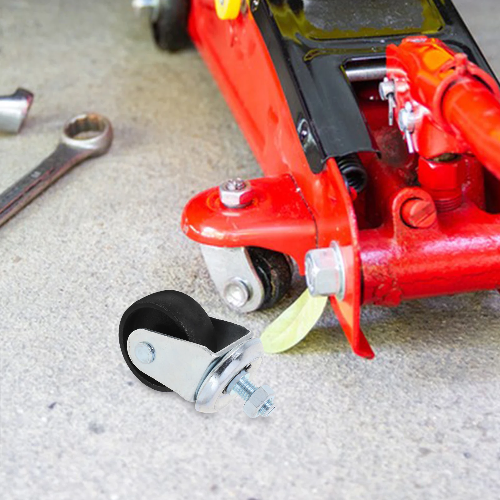 

Hydraulic Horizontal Swivel Wheel Caster Assembly Jack Casters Car Supplies Garage Tools Car Caster Wheels Supplies