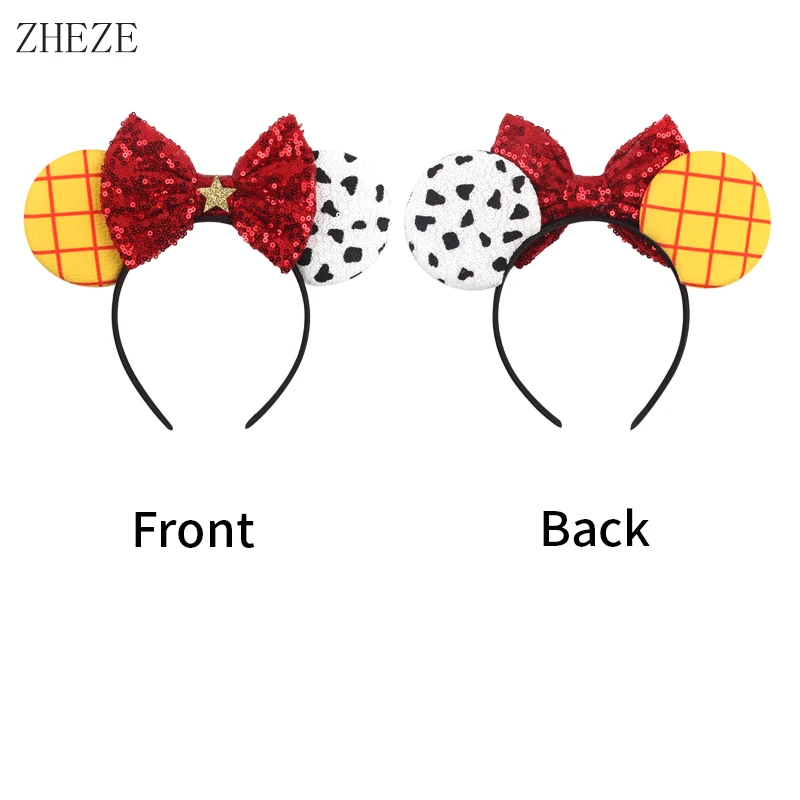 Disneyland Mouse Ears Headband For Girls Adult Sequins 5\