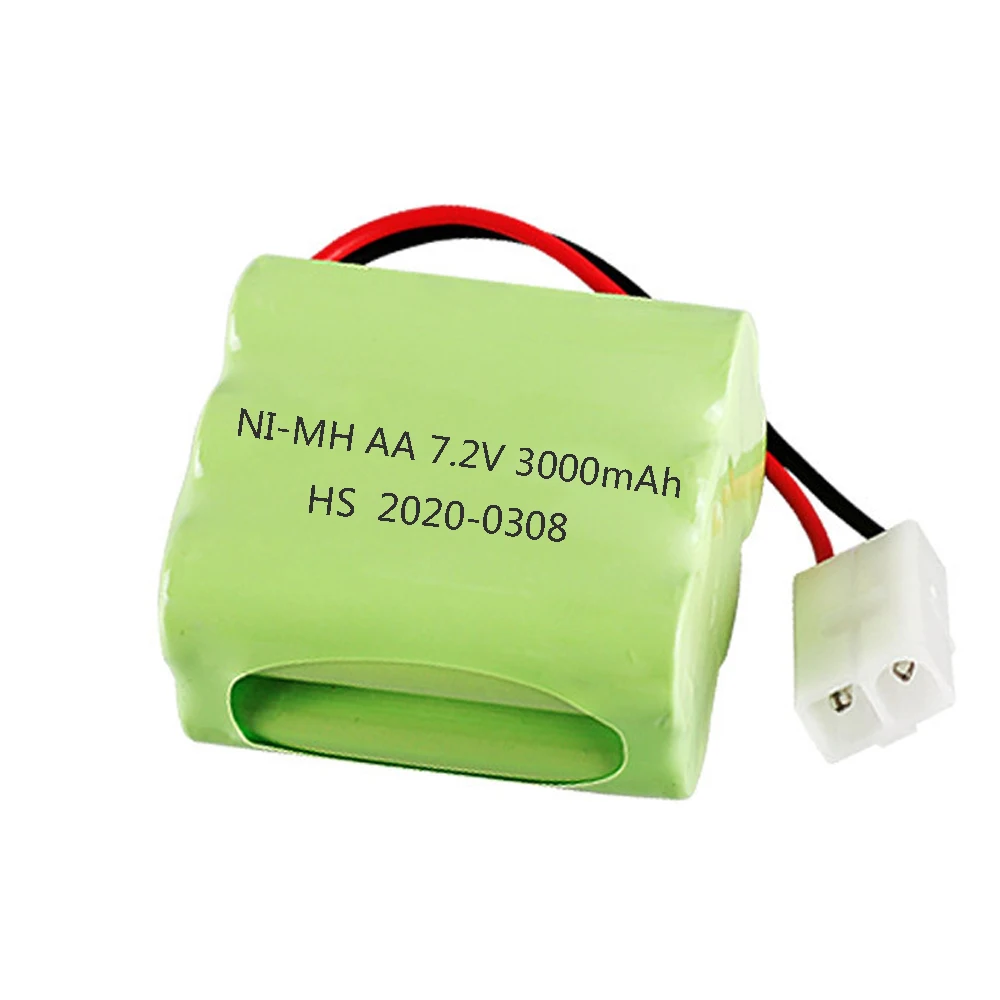 7.2 V 3000mah NiMH bateria T model dla zabawki zdalnie sterowane samochody zbiorniki pociągi Robot łódź pistolety Ni-MH AA 700mah 7.2 v upgrade