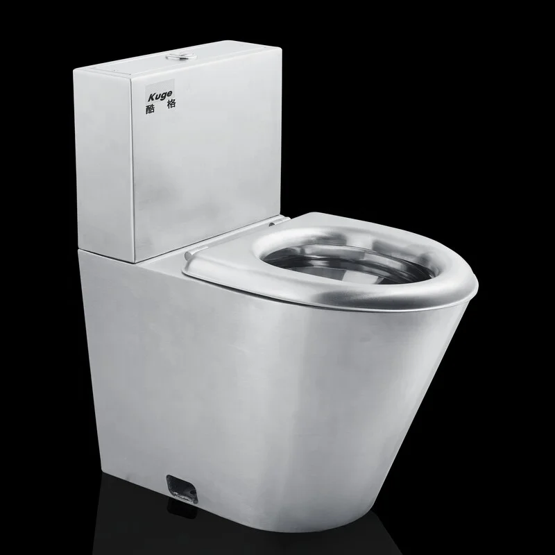 Chinese Wc Toilet Stainless Steel Toilet Bowl for Office Buildings Highway Service Areas