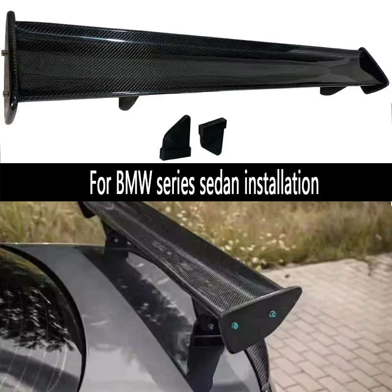 

Carbon Fiber Tail fins For BMW 3 Series G20 G28 F30 F35 Rear Trunk Spoiler Guide Wing Rear Wing Car Trunk Diverter