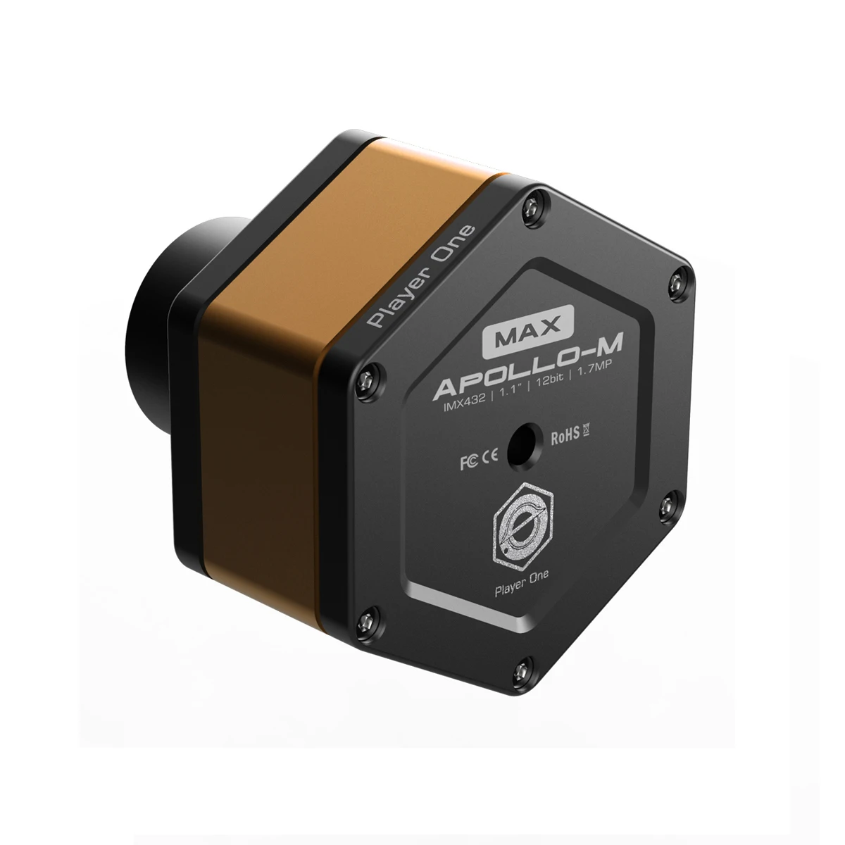 Player One Apollo-M MAX IMX432 USB3.0 Mono Camera Design for Focus on Solar Imaging LD2101A