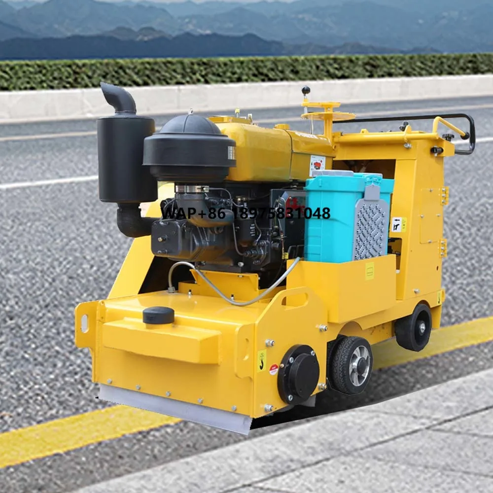 350Mm electric self-propelled fully hydraulic automatic concrete asphalt milling machine with 15 kW motor for asphalt removal