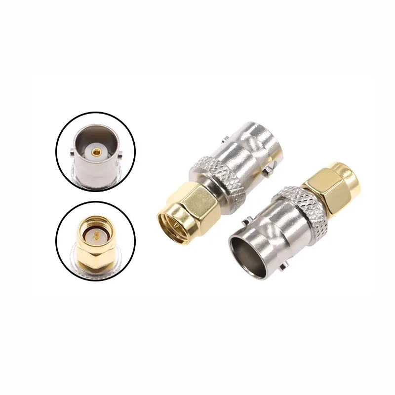 1 قطعة SMA أنثى إلى BNC ذكر SMA ذكر إلى BNC ذكر أنثى RF محول محول موصل الواجهة