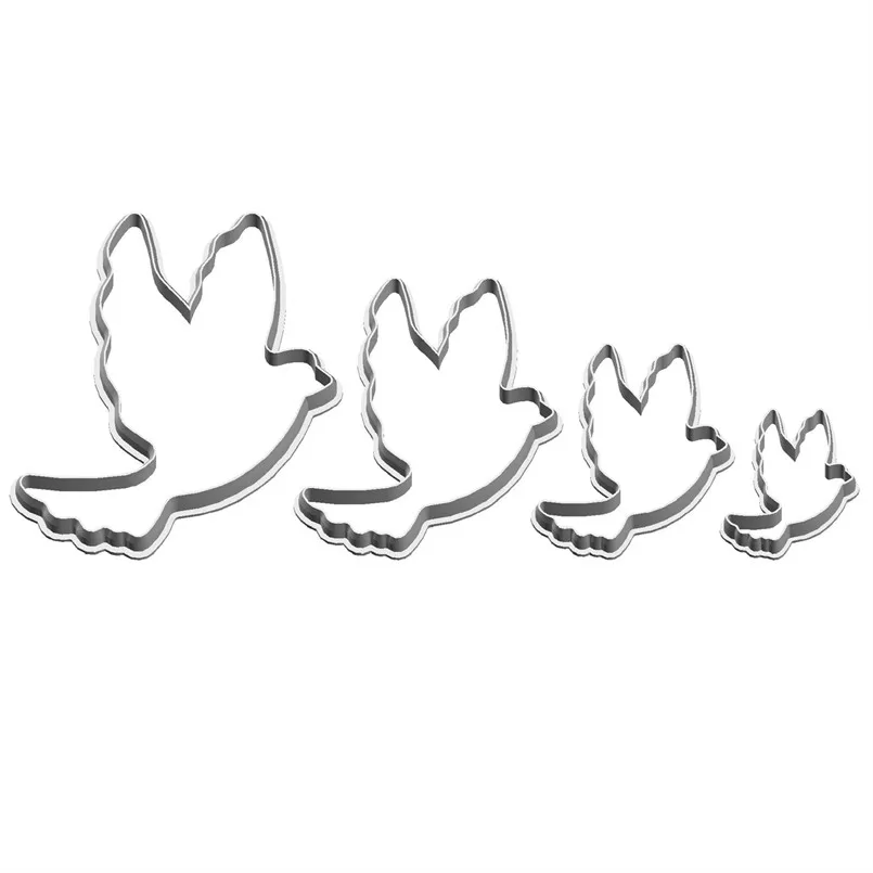 Cartoon Flying Animals,Peace Dove,Plastic Molds,Biscuit Cake Decorating Pastry Fondant Cookie Cutter Tools