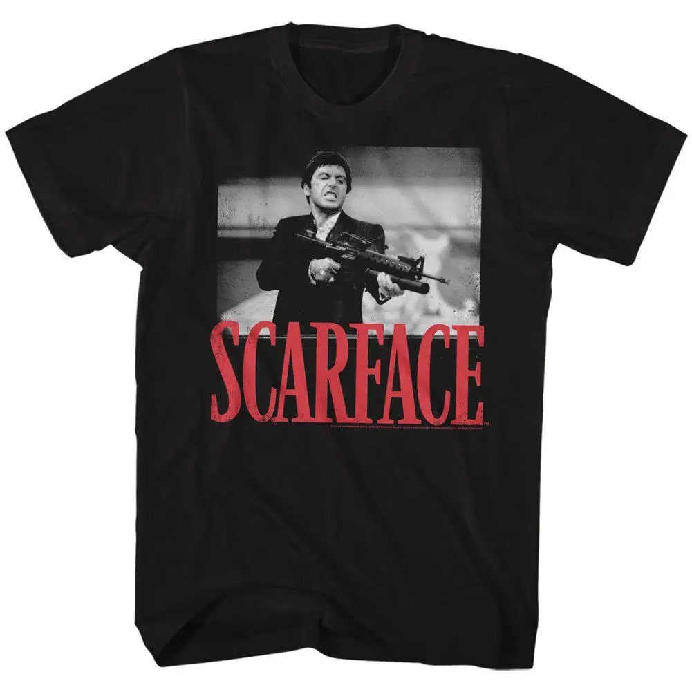 

MENS OFFICIAL Scarface Movie AL PACINO T- SHIRT SIZES Black TONY SM - 5XL