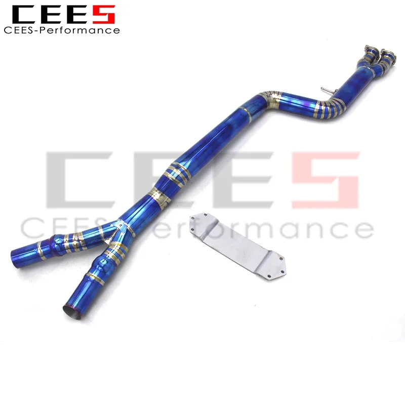 CEES Custom Tuning Titanium Exhaust  Mid pipe Single Tube For BMW M3/M4 F80/F82 3.0T 2015-2019