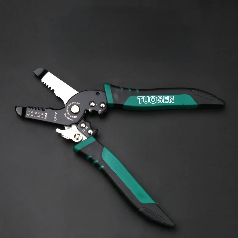 Multifu Wire Stripper Crimping Pliers Electrician Manual Cable Stripper Cable Cutter Stripping Pliers Wire Pulling Plier Tools