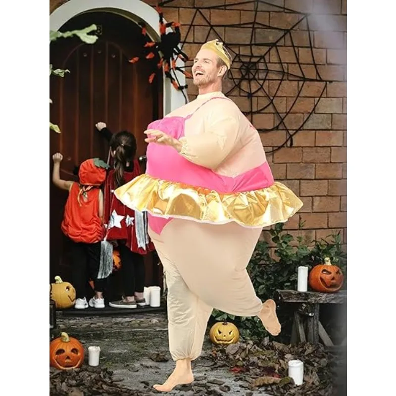 

Inflatable costume ballet game play adult fun playing set Halloween dress up actor cosplay birthday gift holiday props