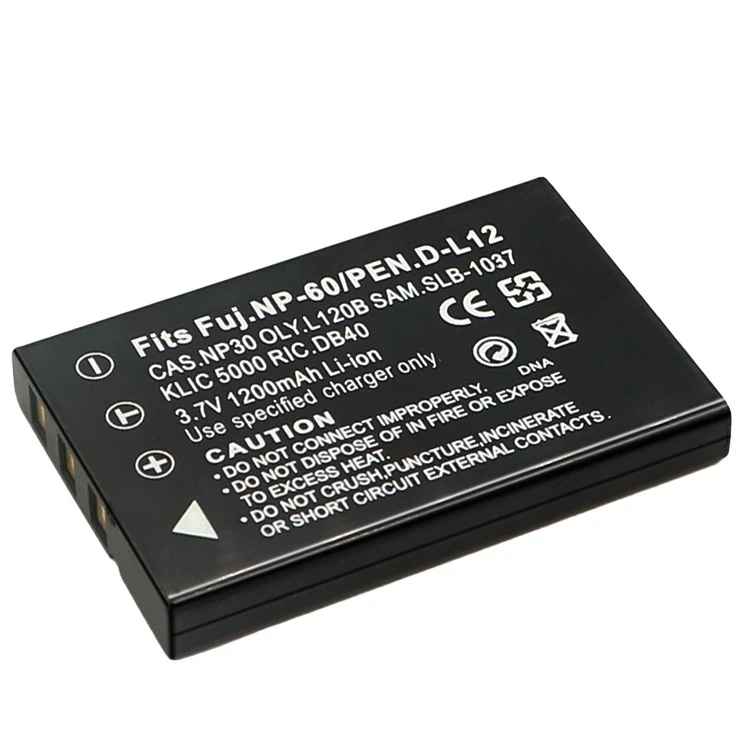 Np60 3.7v 1200mah Spot Polymer Lithium Battery Suitable For Fuji Np-60 Digital Camera Pentax D-L12 Full Decoding Original