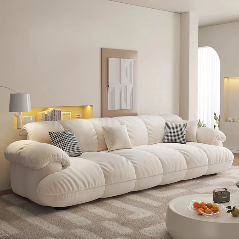 

Simple Modern Lazy Sofa Soft Nordic Cute Designer White Puffs Sofa Lounge Loveseat Sofy Do Salonu Living Room Furniture