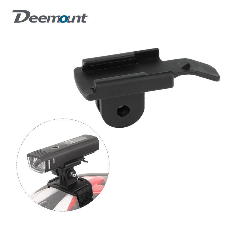 Bicycle Headlight Stand Mount W/ Gopro Interface MTB LED Lamp Bracket for Rockbros QD-250 YQ200/400 Blackbird L1