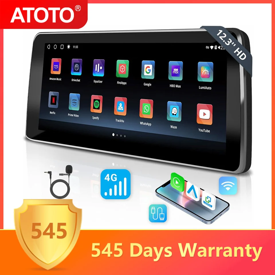 Atoto 12.3 Inch And…