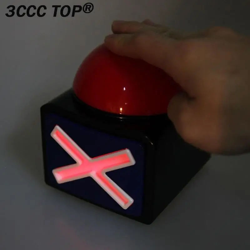 1PCS For Game Answer Buzzer Alarm Button With Sound Light Trivia Quiz Got Talent Press Buzzer
