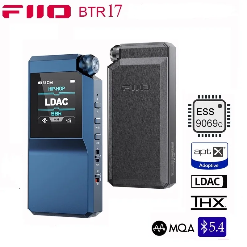 FiiO BTR17 Portable Bluetooth Decoding Earphone Power Amplifier HiFi Custom AAC/SBC/aptX/aptXAdaptive/aptxLossless/atXHD/LDAC