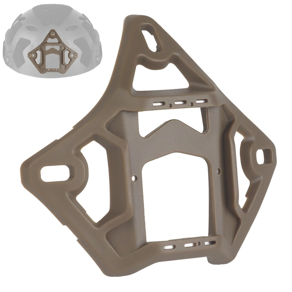 Wosport Tactical Lightweight 3-Hole Helmet L4G24 NVG Mount Base Nylon Night Vision Bracket for FAST MICH Wendy Airsoft Gear