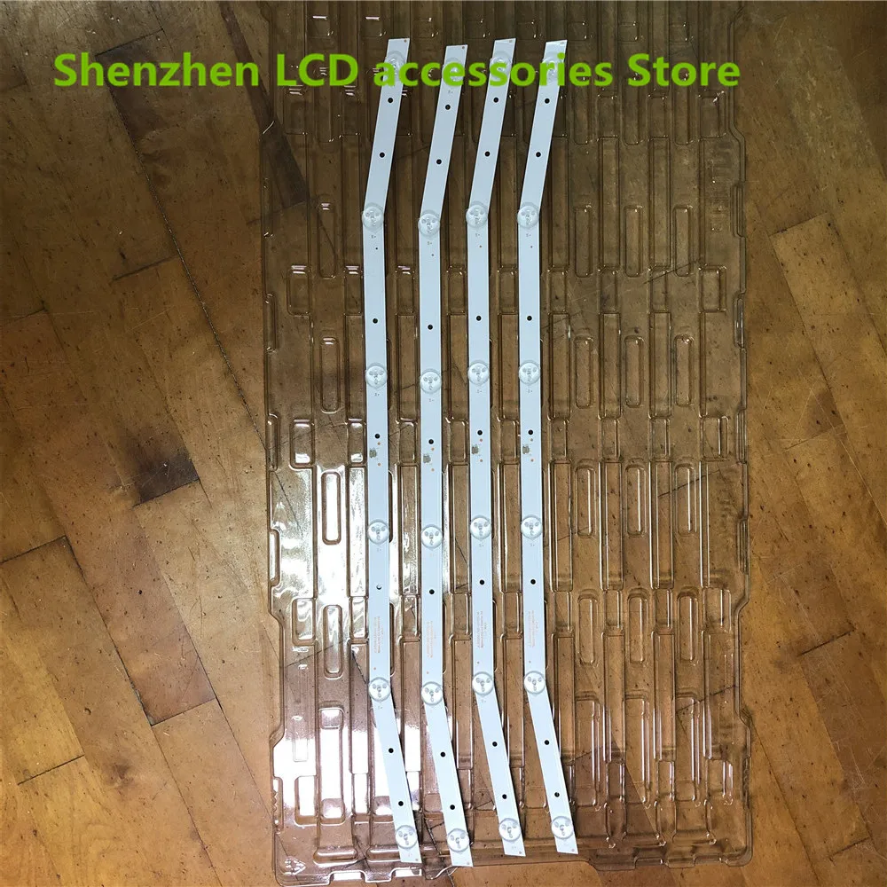 8Pieces/lot  For  32 inch LED Backlight  JL.D32061330-017ZS-M for TV LE-8822A 32QV900 6-LEDs Curved Shape