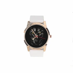 Name Woman Watch for Women Wife Photo Pattern Friend Custom Made Gift Logo Lady Wrist Watch Black Wolf Girl Quartz Wristwatches