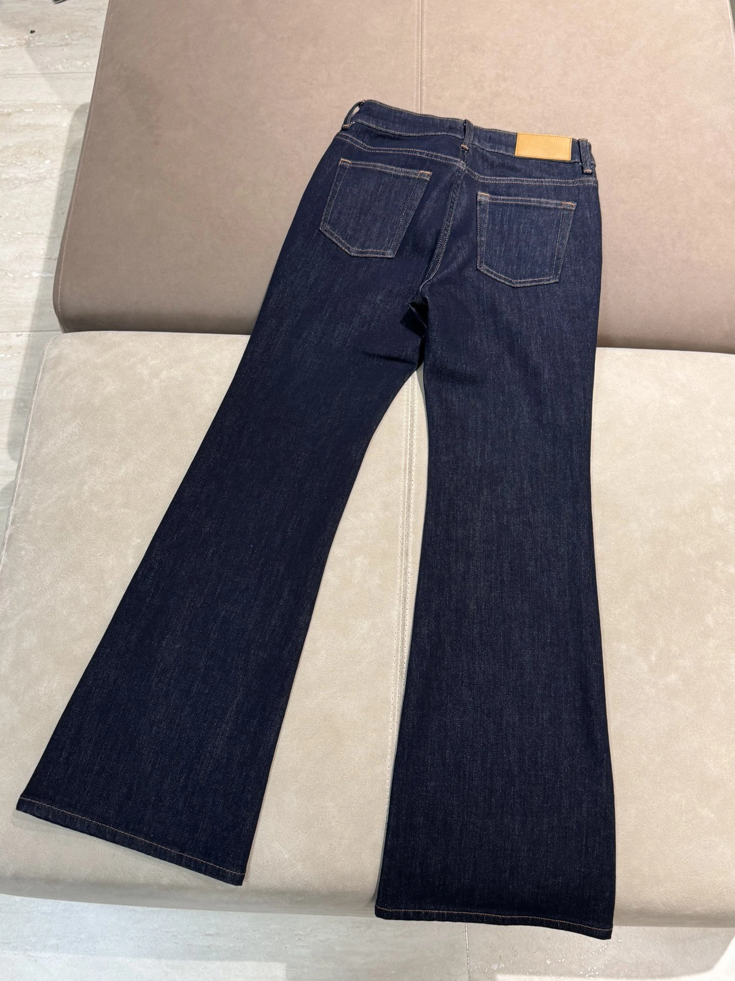 Spring Summer 2025 Women's Denim Trousers Slim-Fit Flared Stretch Jeans