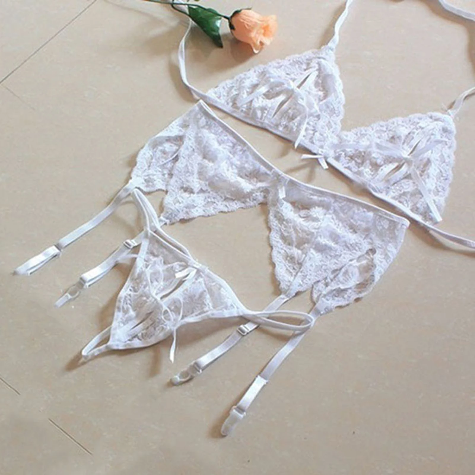 Women Naughty Sexy Lace Lingerie Soft Comfortable to Wear Lingerie Suitable for Girl Woman Lover