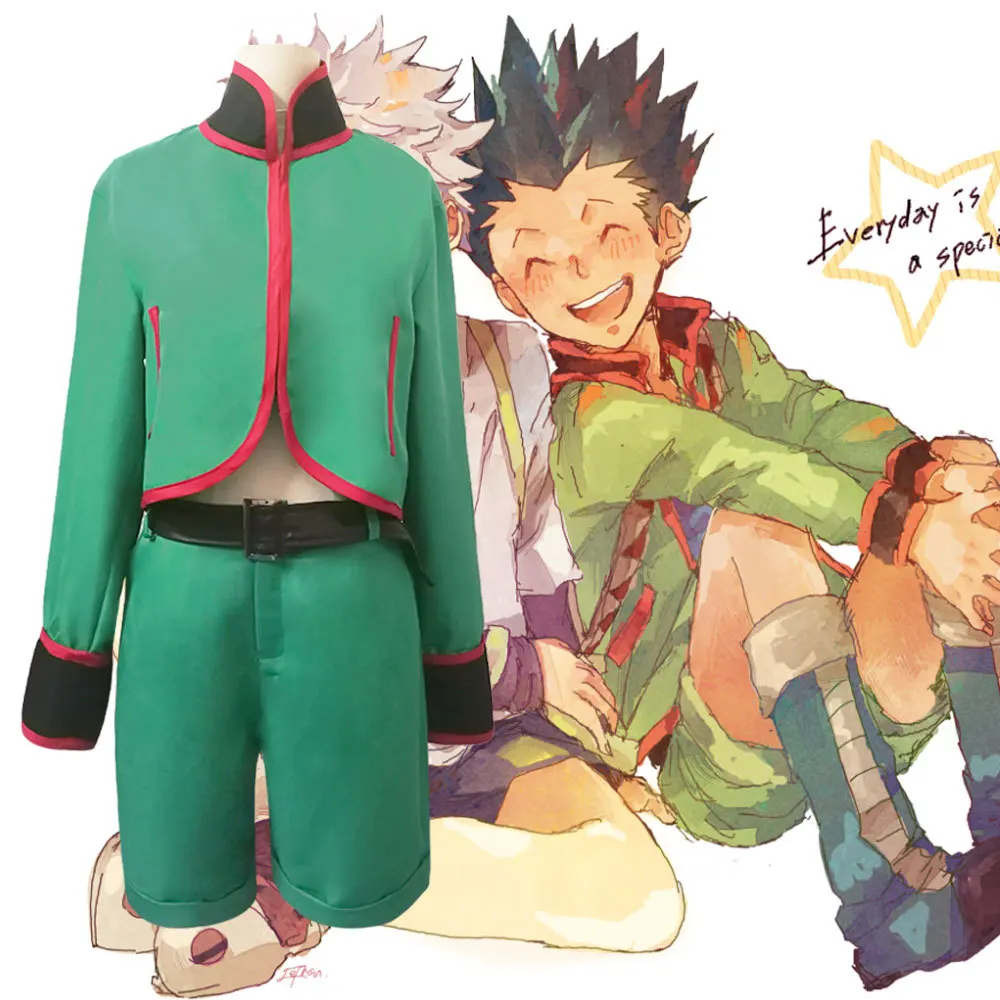 

Full-time Hunter Cosplay Costume Gon Freecss Cosplay Costume Anime And Game Accessories Daily Wear