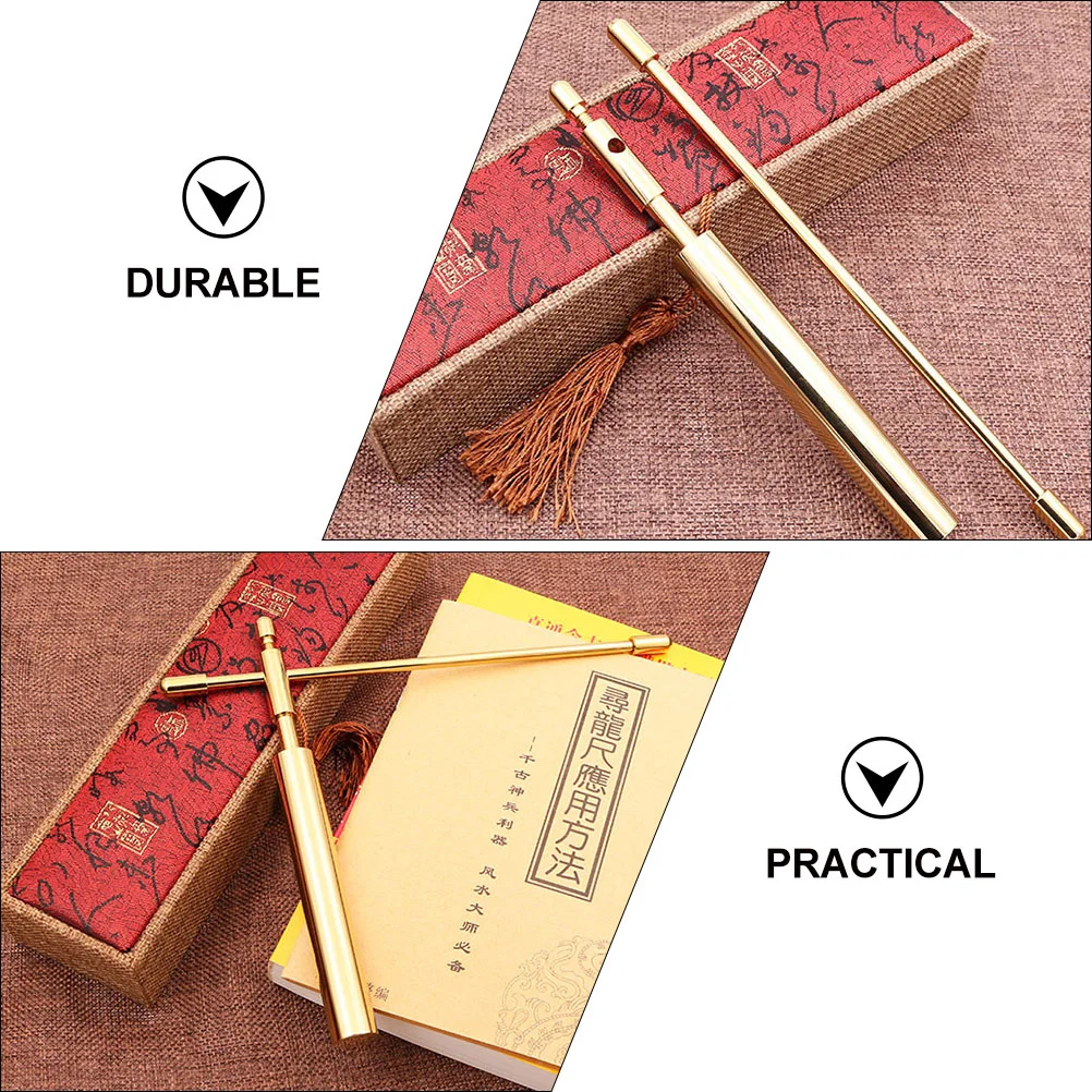 Ruler Outdoor Divining Rods Diving Copper Dowsing Rotary Tool Thing Energy Seeking Water Treasure Home