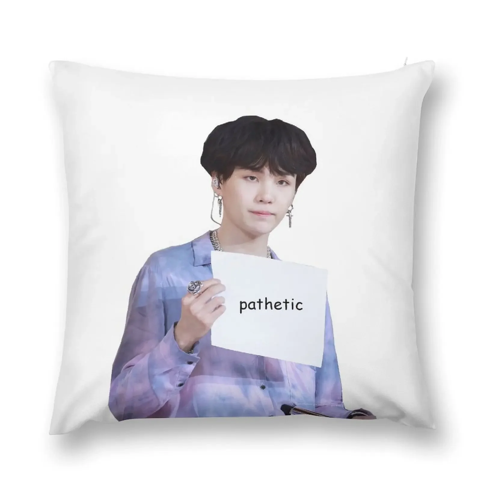 motivational yoongi Throw Pillow Throw Pillow Decorative Cushions pillow