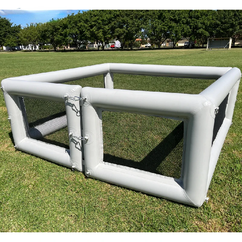 Hot Sale Customized Size Inflatable Dog Fence Wall For Camping Car Side