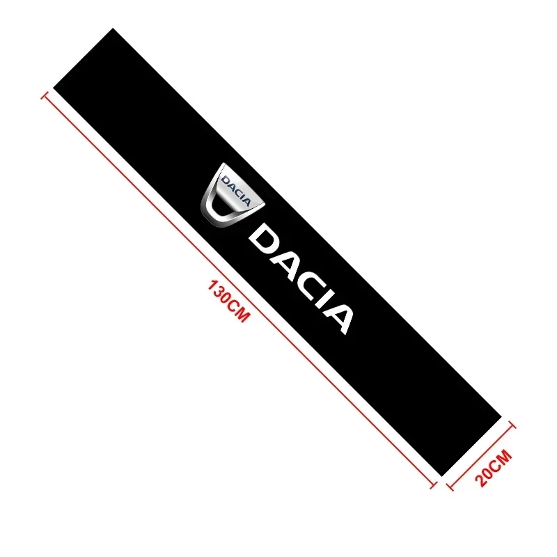 New Car front window shade decorative sticker For Dacia Duster Logan MCV Sandero Stepway Dokker Lodgy Car Accessories