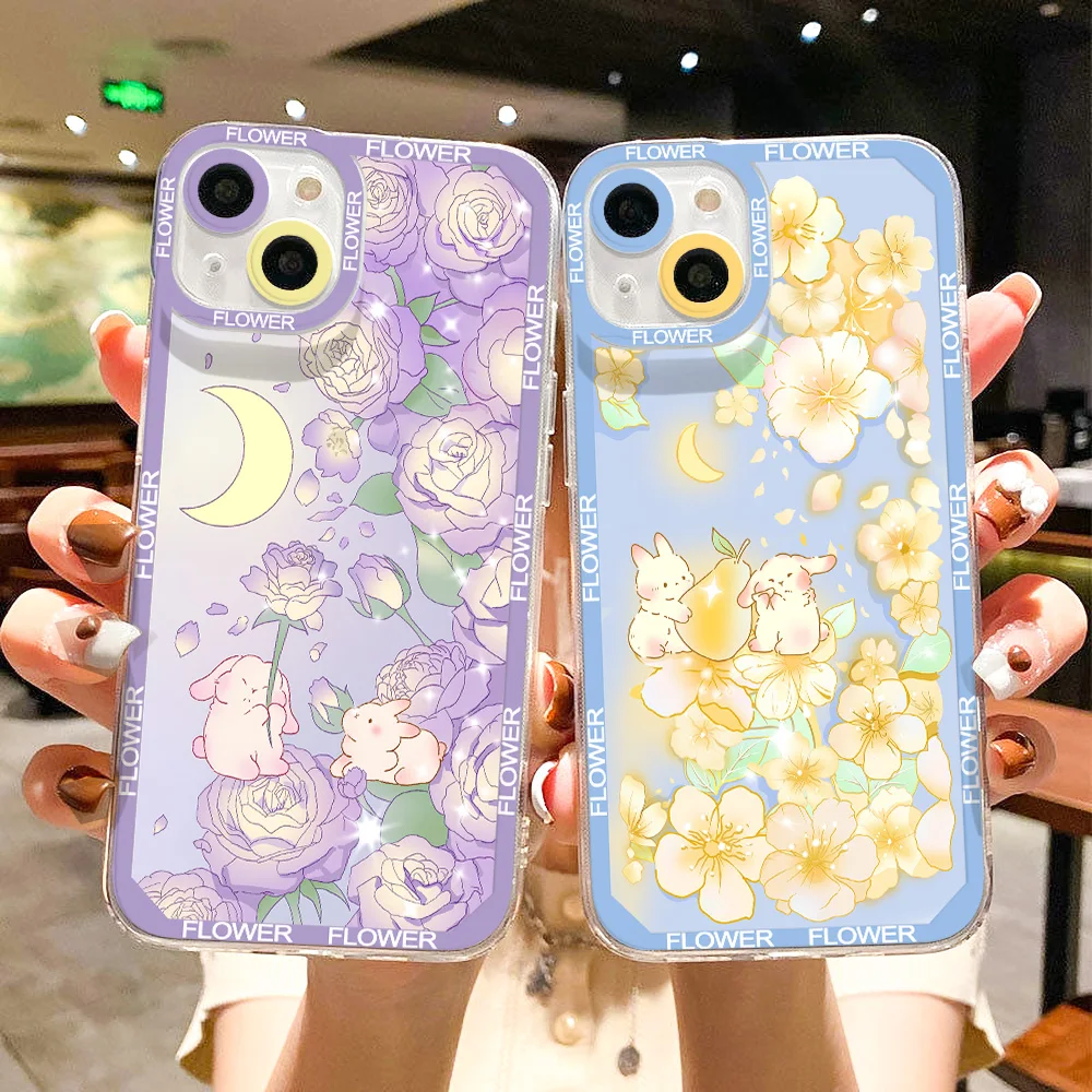 White Rose Flowers Case For Xiaomi Redmi Note 10 S Cases Redmi Note10 9 8 11 13 12 Pro 12C 10C 10A 9C NFC 11S 9S 10S Cases Cover