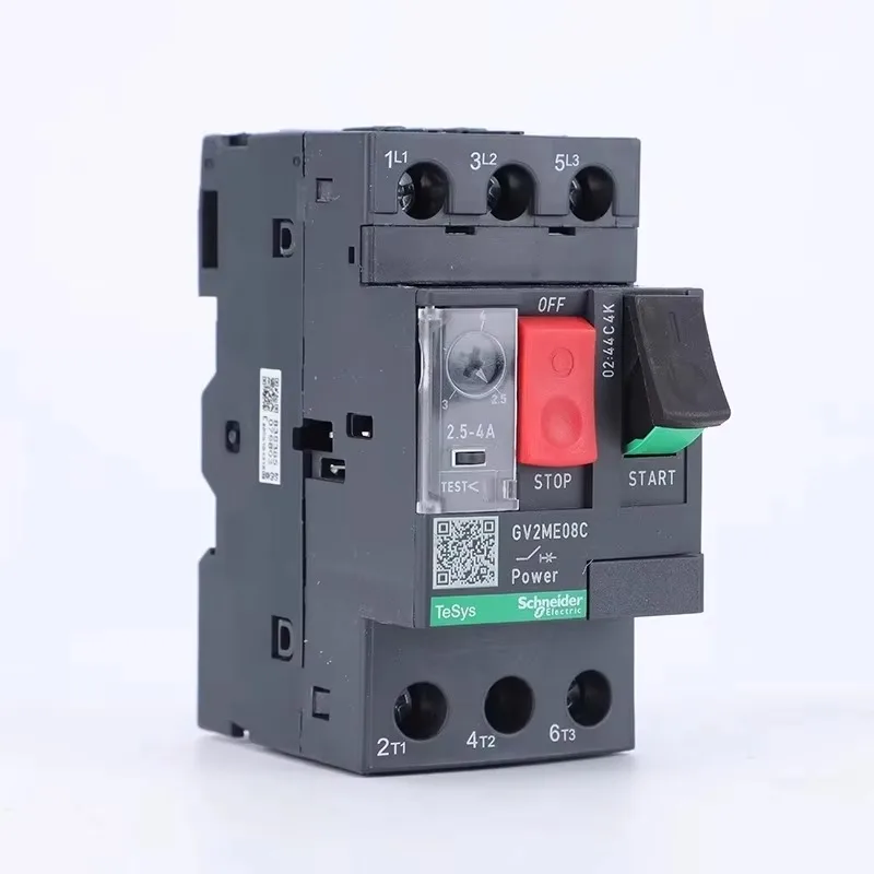 

Schneider MPCB motor C/B 3P 6-10A-GV2ME14 motor circuit breaker