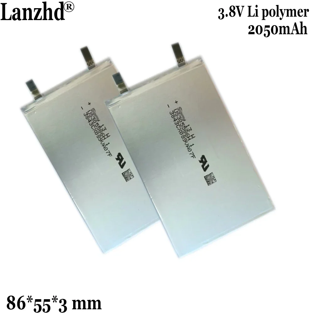 305586 3.8V 2050mAh Lithium Tablet polymer battery with Protection Board For PDA Tablet PCs Digital Products