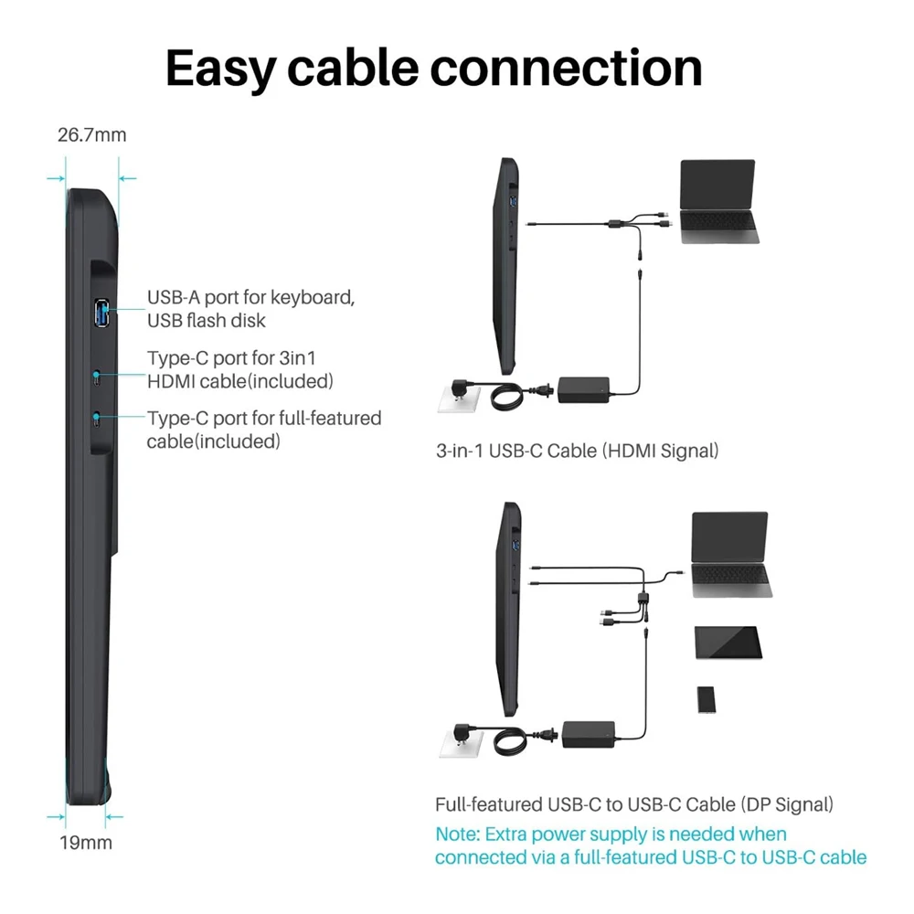21.5 Polegada Huion Tablet Gráficos Monitor Mesa Digitalizadora Kamvas 22 Plus 140% sRGB Desenho Tablet Suporte Linux MacOS Laotop Android USB3.1