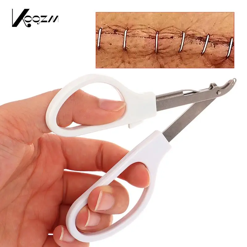 1Pc White Disposable Surgical Suture Skin Stapler Nails Clipper Stainless Steel Nail Remover Puller