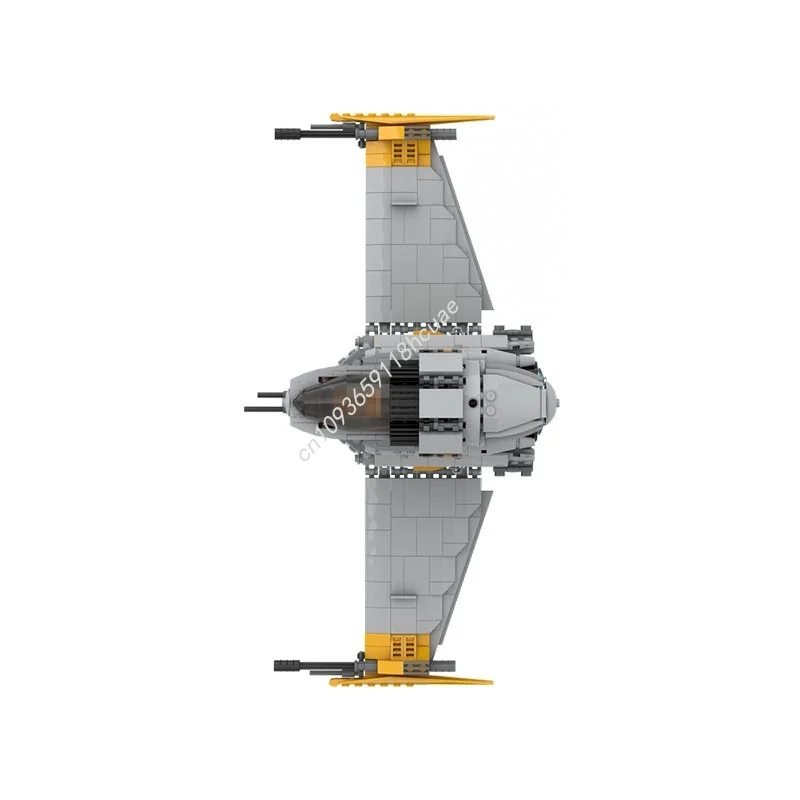 1407 قطعة MOC A SF B الجناح ستارفايتر ستار نموذج اللبنات هدية الكريسماس لعبة العمارة تجميع لتقوم بها بنفسك فكرة التعليم الطوب