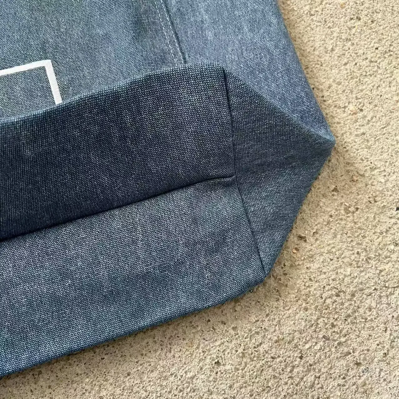 حقيبة يد مطرزة كبيرة الحجم - متسوق قطني من سلسلة Mar Designer مع جيب بسحاب وحقيبة الشاطئ والمكتبة