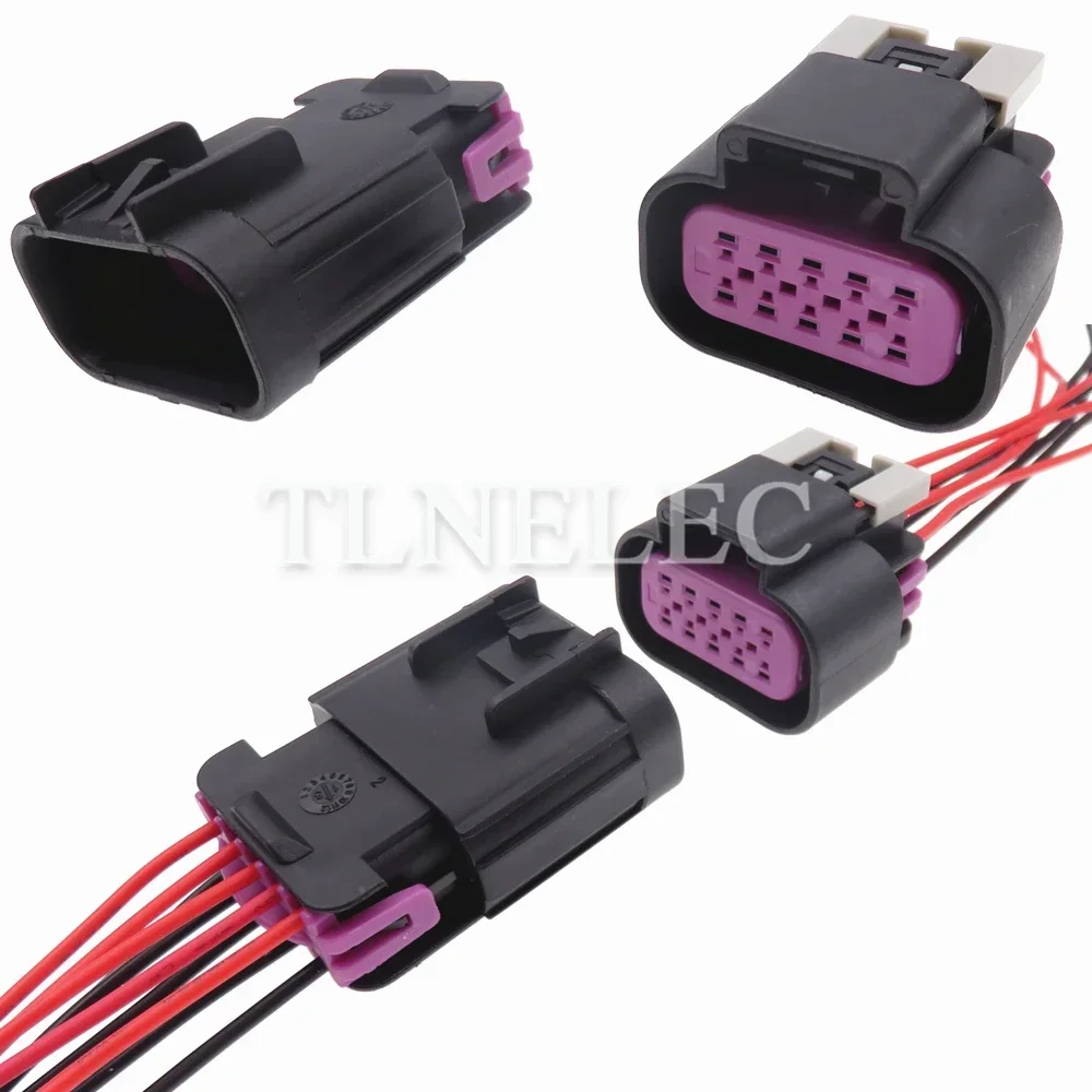 

10 Pin Way Automobile Headlight Electrical Connector with Wires Car Wire Cable Sockets 15326846 15326847 15326842 15326843